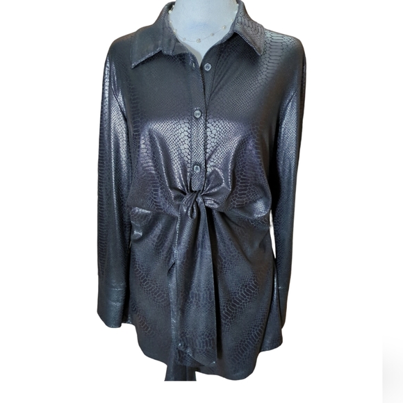 boho chic Tops - Boho Chic Blouse color black size S